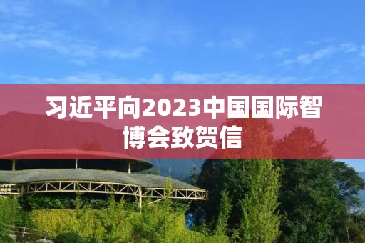 习近平向2023中国国际智博会致贺信