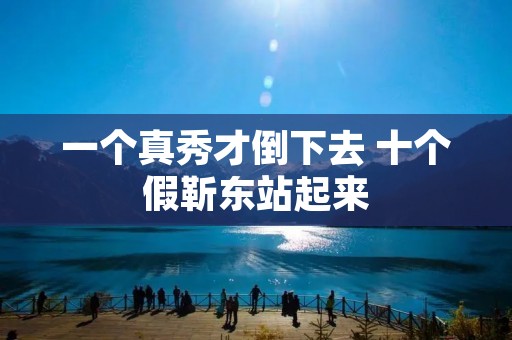 一个真秀才倒下去 十个假靳东站起来