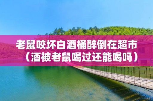 老鼠咬坏白酒桶醉倒在超市(酒被老鼠喝过还能喝吗)