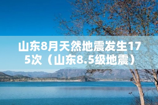 山东8月天然地震发生175次（山东8.5级地震）