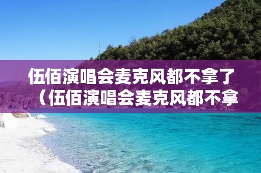 伍佰演唱会麦克风都不拿了（伍佰演唱会麦克风都不拿了是什么歌）