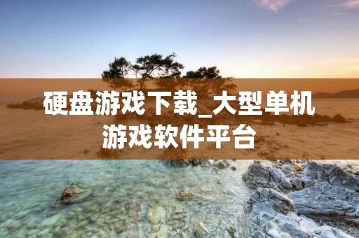 硬盘游戏下载_大型单机游戏软件平台