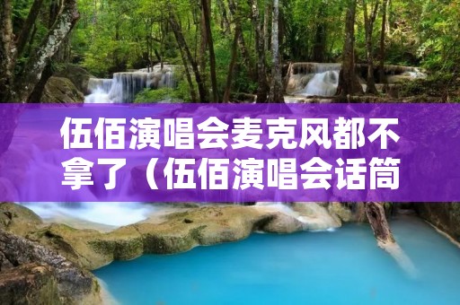 伍佰演唱会麦克风都不拿了(伍佰演唱会话筒没声音)