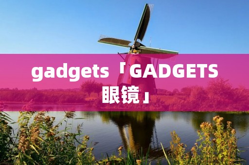 gadgets「GADGETS眼镜」 gadgets「GADGETS眼镜」