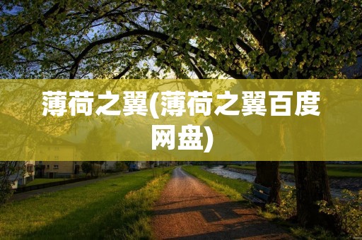 薄荷之翼(薄荷之翼百度网盘) 薄荷之翼(薄荷之翼百度网盘)