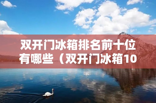 双开门冰箱排名前十位有哪些（双开门冰箱10大排名）