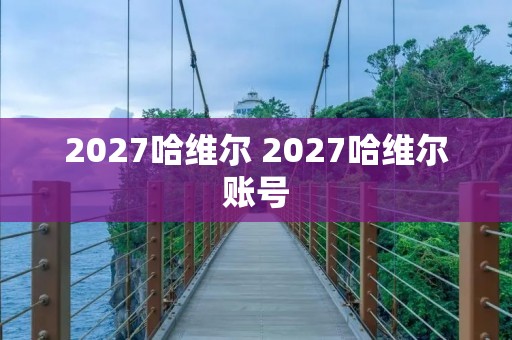 2027哈维尔 2027哈维尔账号