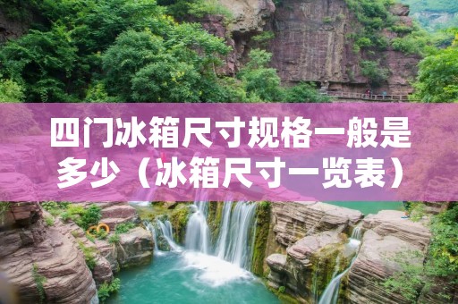 四门冰箱尺寸规格一般是多少(冰箱尺寸一览表) 四门冰箱尺寸规格一般是多少(冰箱尺寸一览表)
