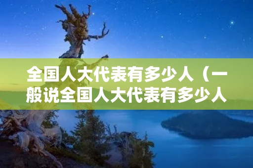 全国人大代表有多少人（一般说全国人大代表有多少人）
