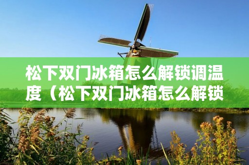 松下双门冰箱怎么解锁调温度（松下双门冰箱怎么解锁调温度的）