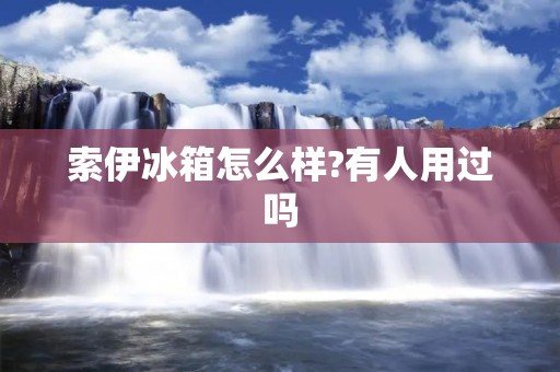 索伊冰箱怎么样?有人用过吗