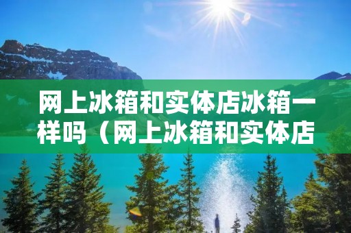 网上冰箱和实体店冰箱一样吗（网上冰箱和实体店冰箱一样吗）