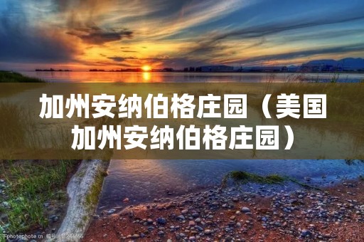 加州安纳伯格庄园（美国加州安纳伯格庄园）