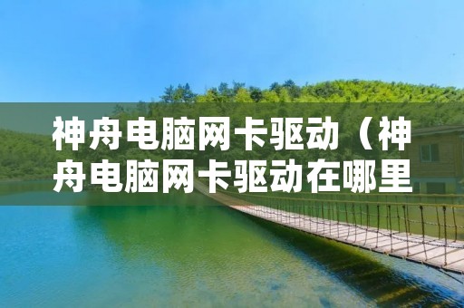 神舟电脑网卡驱动（神舟电脑网卡驱动在哪里）