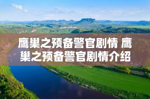 鹰巢之预备警官剧情 鹰巢之预备警官剧情介绍 电视剧