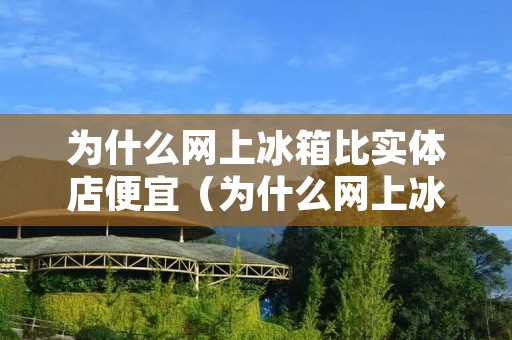 为什么网上冰箱比实体店便宜(为什么网上冰箱比实体店便宜2000)