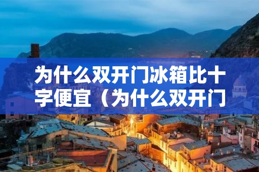 为什么双开门冰箱比十字便宜(为什么双开门的冰箱比较便宜)