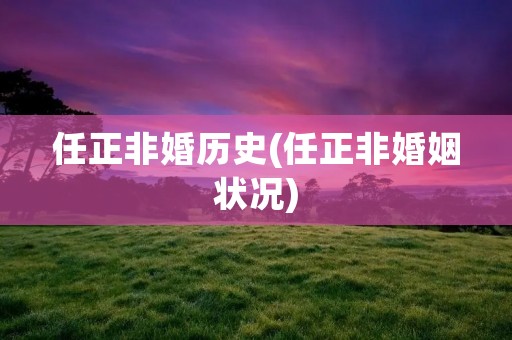 任正非婚历史(任正非婚姻状况)