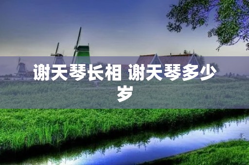 谢天琴长相 谢天琴多少岁