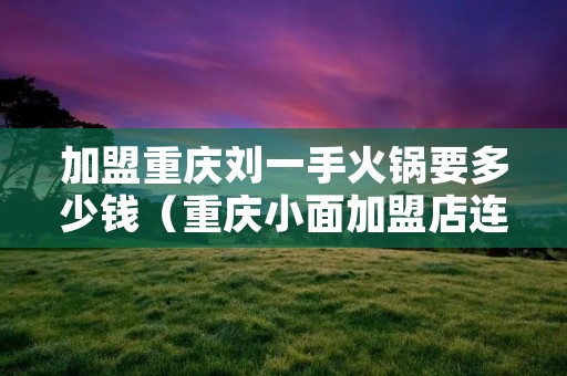 加盟重庆刘一手火锅要多少钱(重庆小面加盟店连锁品牌) 加盟重庆刘一手火锅要多少钱(重庆小面加盟店连锁品牌)