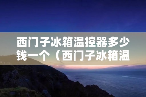 西门子冰箱温控器多少钱一个（西门子冰箱温控器多少钱一个新的）