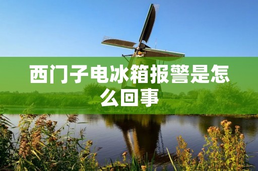 西门子电冰箱报警是怎么回事