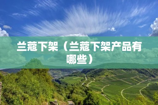 兰蔻下架（兰蔻下架产品有哪些）