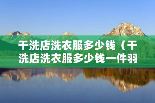 干洗店洗衣服多少钱（干洗店洗衣服多少钱一件羽绒服）