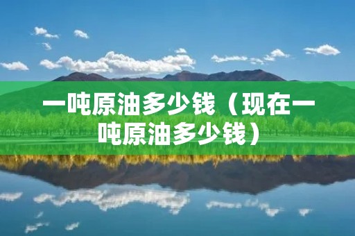 一吨原油多少钱(现在一吨原油多少钱) 一吨原油多少钱(现在一吨原油多少钱)
