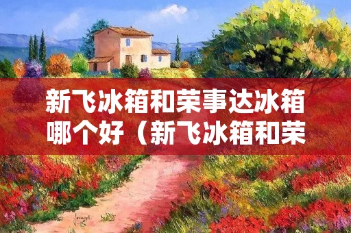 新飞冰箱和荣事达冰箱哪个好(新飞冰箱和荣事达冰箱哪个好些)
