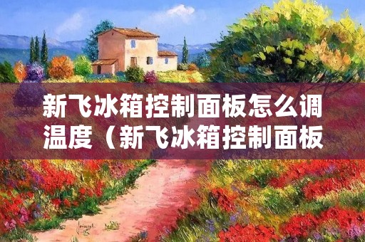 新飞冰箱控制面板怎么调温度(新飞冰箱控制面板怎么调温度高低)
