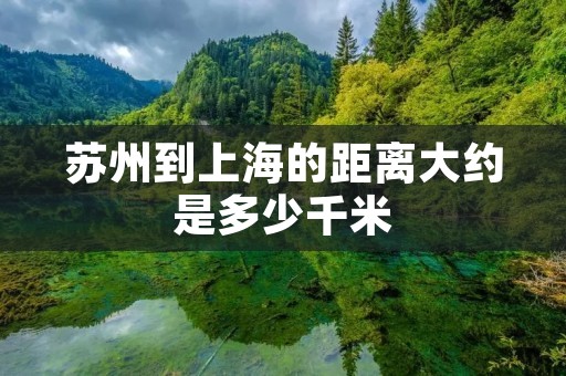 苏州到上海的距离大约是多少千米 苏州到上海的距离大约是多少千米