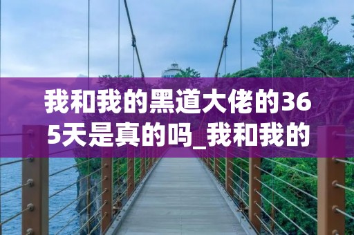 我和我的黑道大佬的365天是真的吗_我和我的黑道大佬的365天是真的吗电影