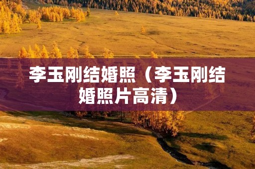 李玉刚结婚照(李玉刚结婚照片高清) 李玉刚结婚照(李玉刚结婚照片高清)