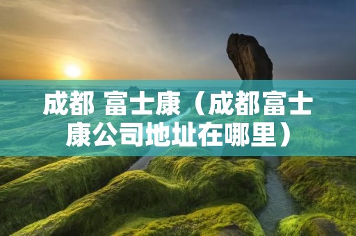 成都 富士康（成都富士康公司地址在哪里）