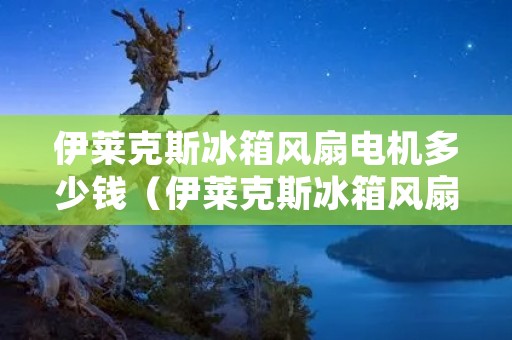 伊莱克斯冰箱风扇电机多少钱(伊莱克斯冰箱风扇电机多少钱一台) 伊莱克斯冰箱风扇电机多少钱(伊莱克斯冰箱风扇电机多少钱一台)