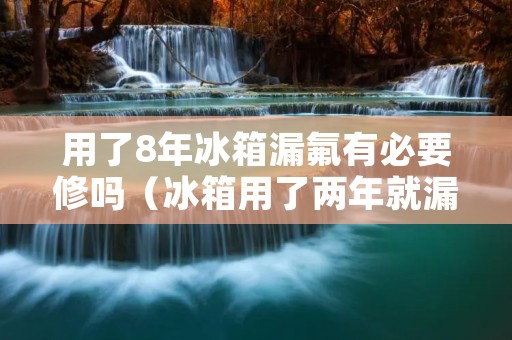 用了8年冰箱漏氟有必要修吗（冰箱用了两年就漏氟了）