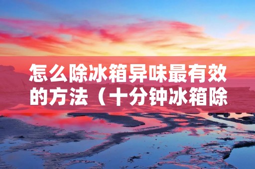 怎么除冰箱异味最有效的方法(十分钟冰箱除异味)