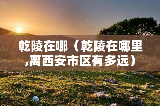 乾陵在哪(乾陵在哪里,离西安市区有多远) 乾陵在哪(乾陵在哪里,离西安市区有多远)