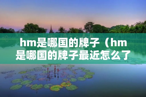 hm是哪国的牌子(hm是哪国的牌子最近怎么了) hm是哪国的牌子(hm是哪国的牌子最近怎么了)