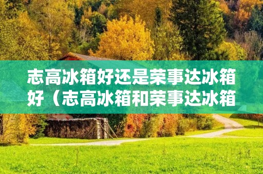 志高冰箱好还是荣事达冰箱好(志高冰箱和荣事达冰箱哪个好)