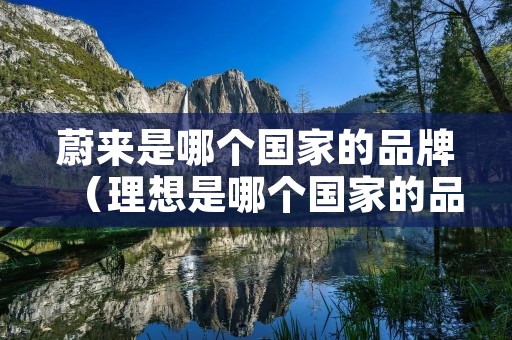 蔚来是哪个国家的品牌（理想是哪个国家的品牌）