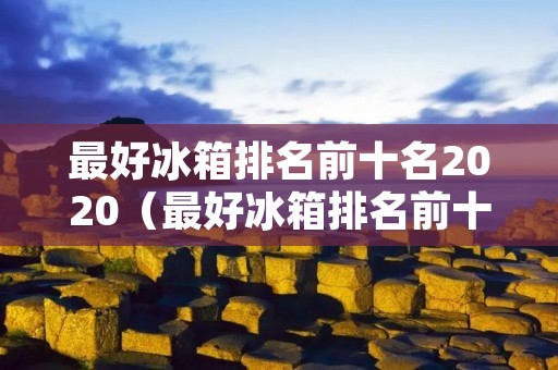 最好冰箱排名前十名2020(最好冰箱排名前十名品牌)