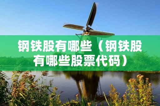 钢铁股有哪些（钢铁股有哪些股票代码）