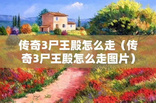 传奇3尸王殿怎么走（传奇3尸王殿怎么走图片）