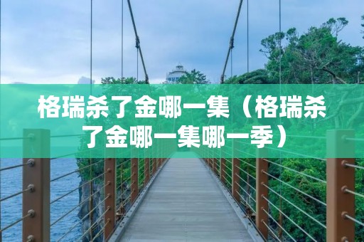 格瑞杀了金哪一集(格瑞杀了金哪一集哪一季) 格瑞杀了金哪一集(格瑞杀了金哪一集哪一季)