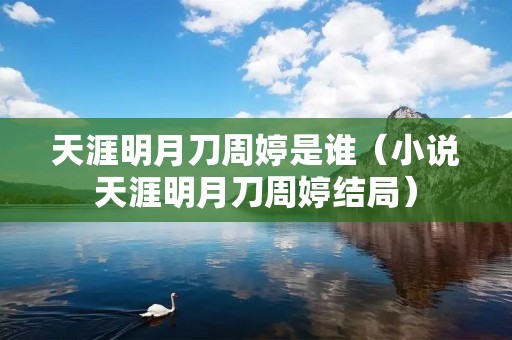 天涯明月刀周婷是谁(小说天涯明月刀周婷结局) 天涯明月刀周婷是谁(小说天涯明月刀周婷结局)