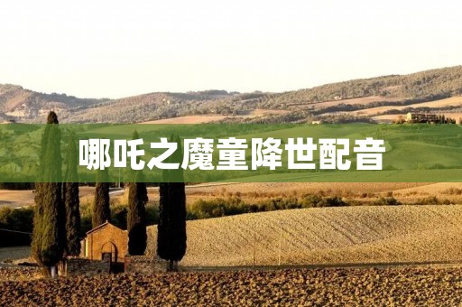 哪吒之魔童降世配音 哪吒之魔童降世配音