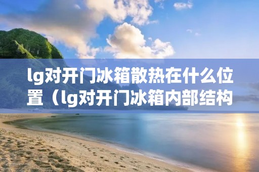 lg对开门冰箱散热在什么位置（lg对开门冰箱内部结构图）