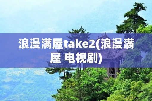 浪漫满屋take2(浪漫满屋 电视剧)